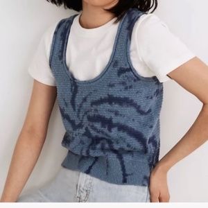 Madewell Tie-Dye Fairview Sweater Tank Size Small
